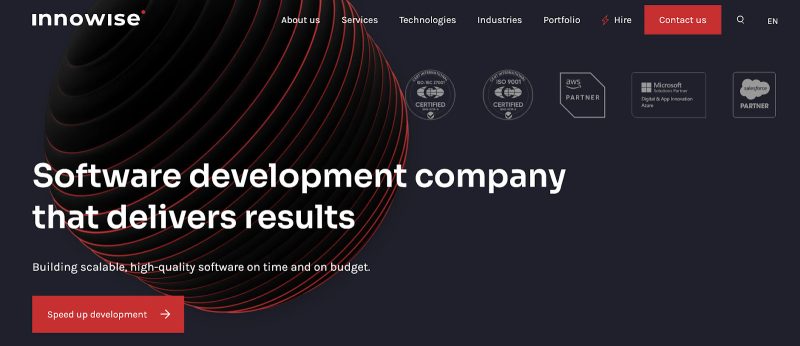 8. Innowise Group – Scalable Health Platforms
